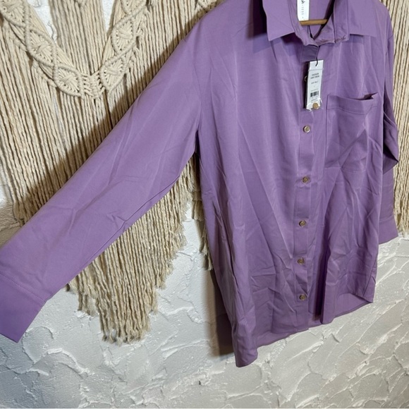 10 NWT Smash + Tess Diversion Dress pockets violet oversized Women’s size small - Picture 5 of 10